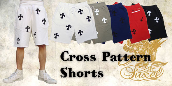 Cross Pattern Shorts